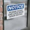 Signmission Exit Sign, Vinyl Decal, 5 in W, 3.5 in H, Please Close And Lock Door When Exiting OS-2PACK-NS-D-35-L-17351 - alternate 6